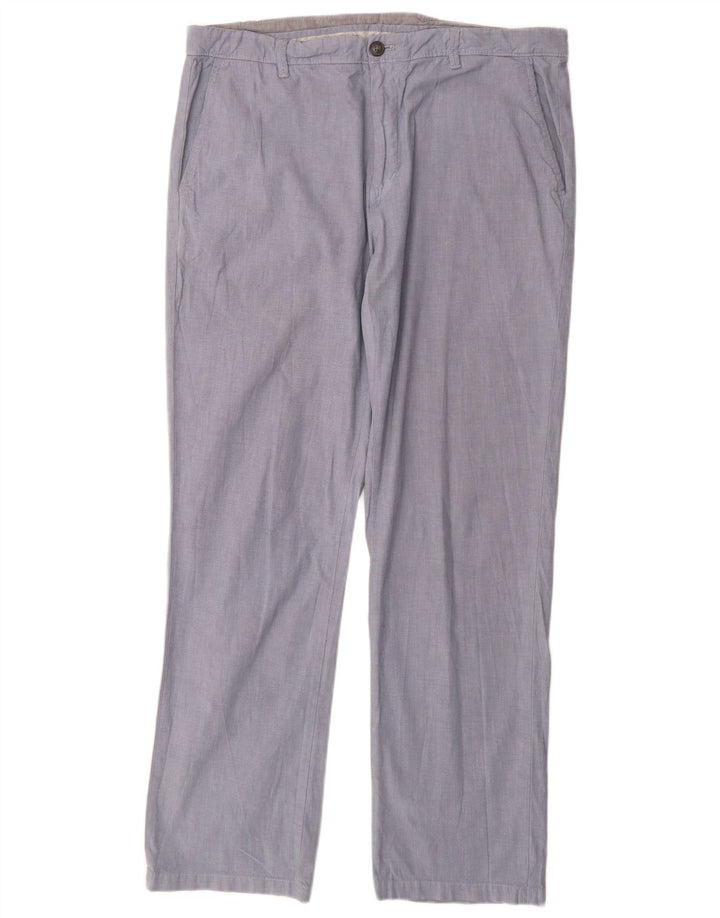 CALVIN KLEIN Mens Straight Chino Trousers W34 L32 Blue