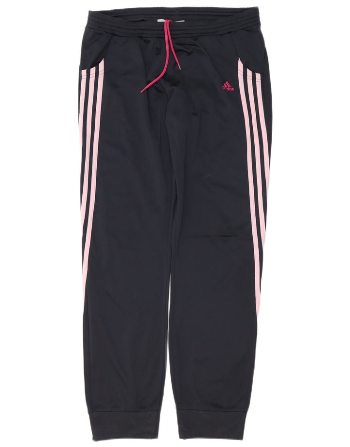 Pantaloni de trening pentru femei ADIDAS Joggeri UK 16 Poliester mare bleumarin