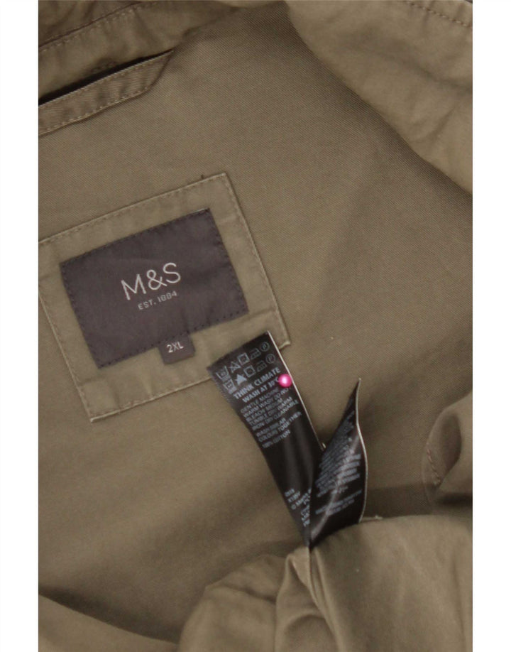 Jachetă pentru femei Marks & Spencer UK 44 2XL Kaki Bumbac