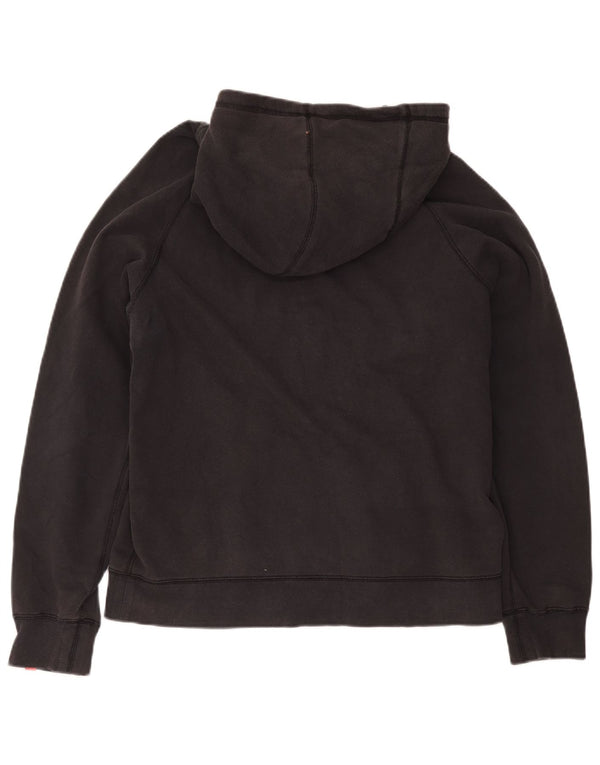 Pulover Nike pentru bărbați, cu fermoar, bumbac mare, negru