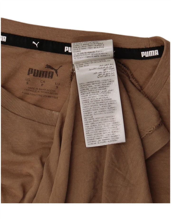 Tricou grafic Puma pentru bărbați Top mic maro bumbac