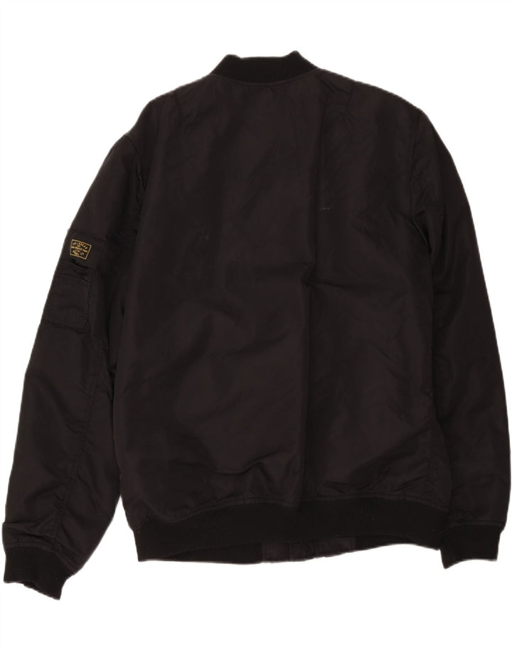 Bomber Pull & Bear pentru femei UK 18 XL Nylon negru