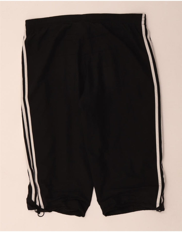 Pantaloni scurți sport Bermuda Adidas pentru bărbați, poliester mediu negru