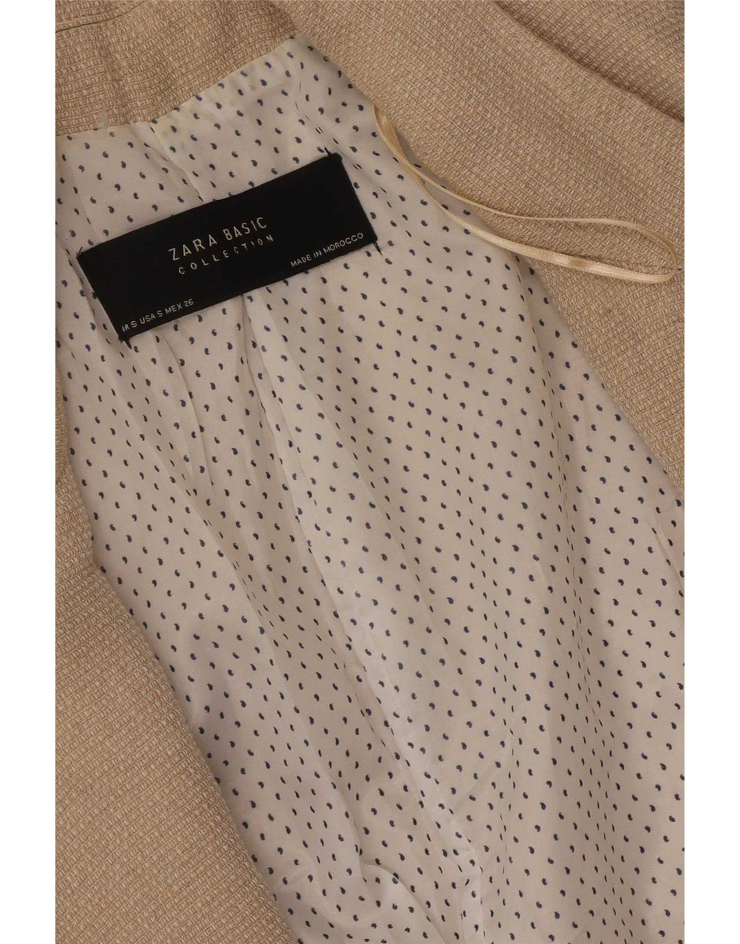 Jachetă blazer supradimensionată pentru femei Zara UK 10 Mic Bej