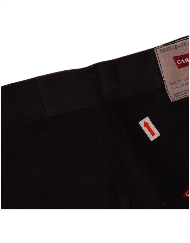 Pantaloni casual drepti pentru bărbați Carrera W35 L28 bumbac negru