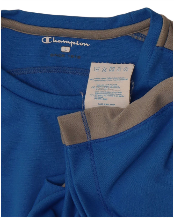 Tricou pentru femei Champion UK 14, mare, albastru, poliester
