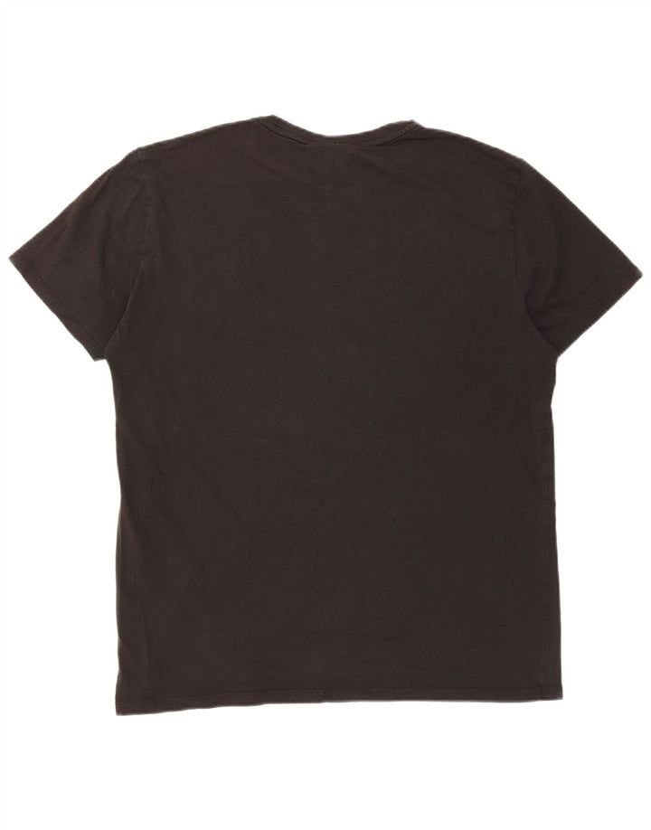 Lacoste Bărbați Tricou Top Mediu Negru Bumbac