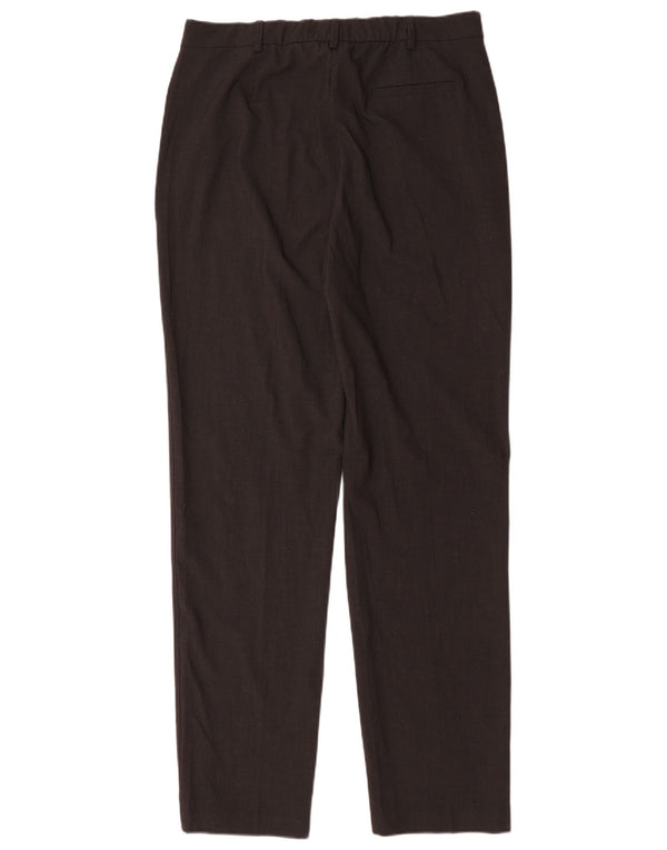 Marks & Spencer Pantaloni de costum pentru femei cu talie înaltă UK 14 Large W34 L33 Negru