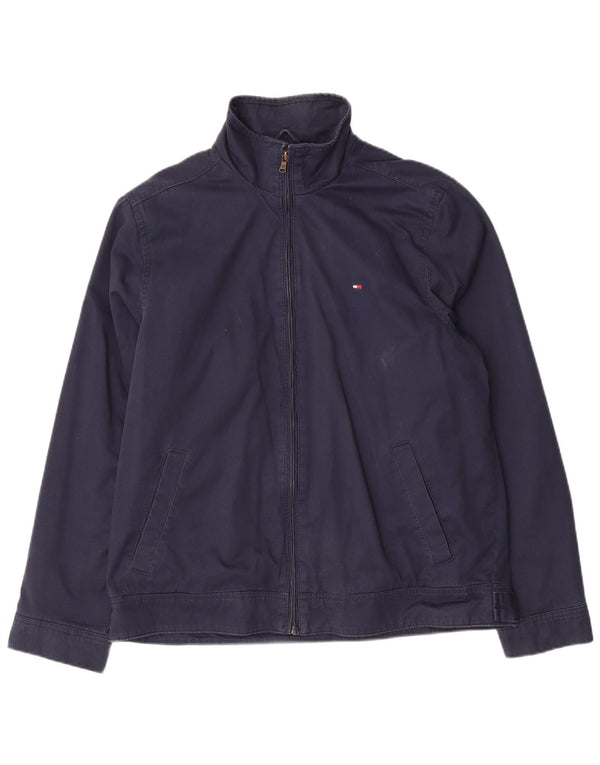 Jachetă bomber pentru bărbați Tommy Hilfiger UK 38, mediu, bleumarin, bumbac