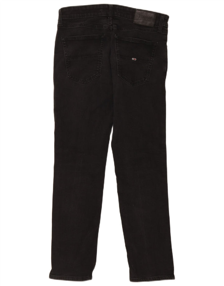 Blugi slim pentru bărbați Tommy Hilfiger W32 L30 bumbac negru