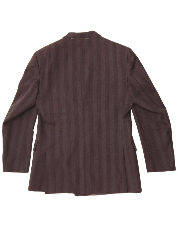 Jachetă pentru bărbați Magee cu două pieptări, UK 38, lână cu dungi gri medii