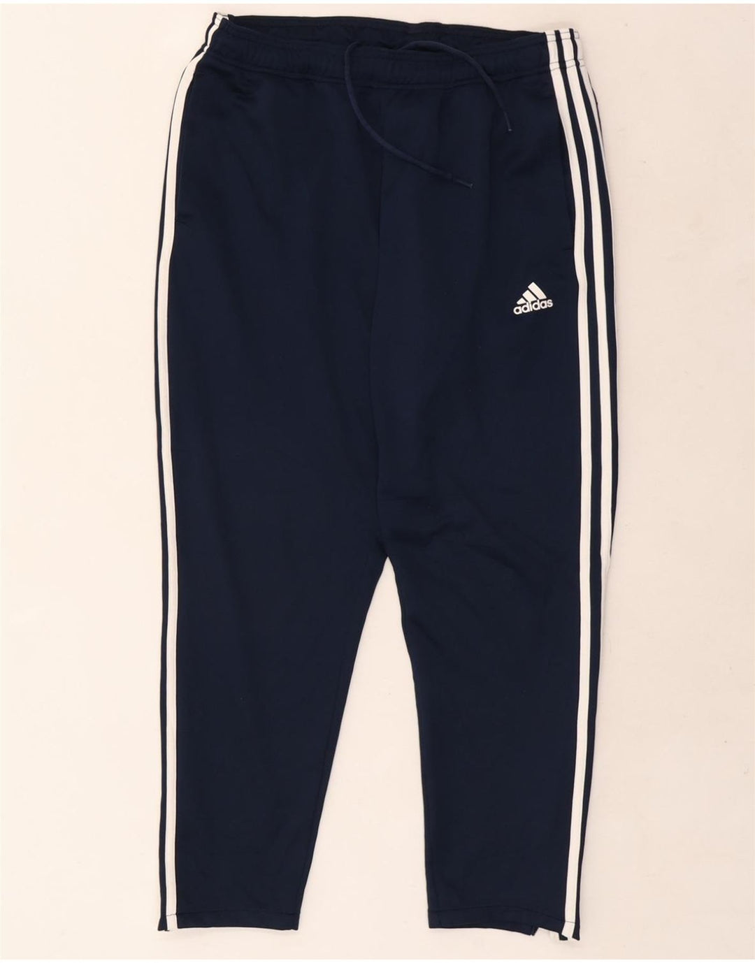 Pantaloni de trening Adidas pentru bărbați Marea Britanie 40/42 Poliester mediu albastru bleumarin