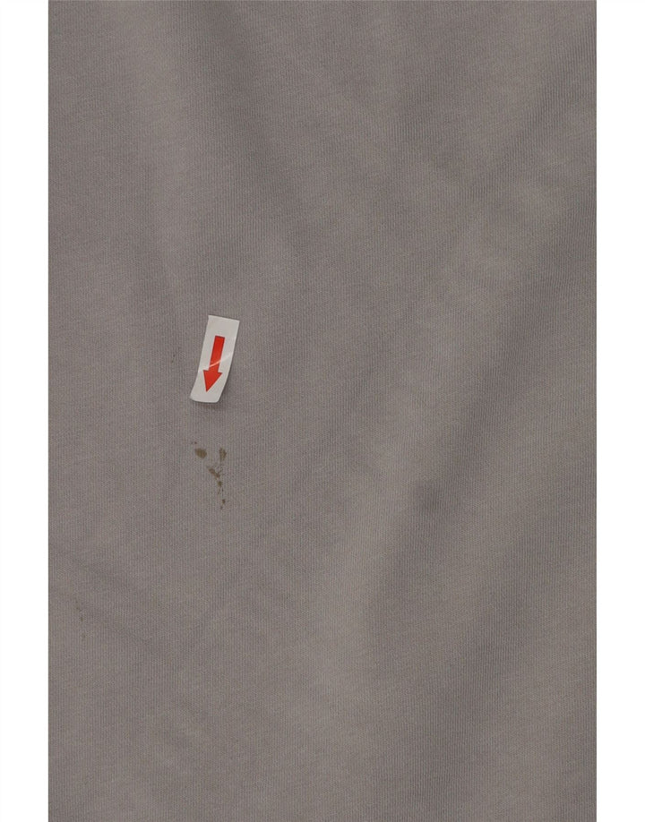 Pulover cu grafică Lacoste pentru bărbați, mărimea 3, gri mic, bloc de culoare