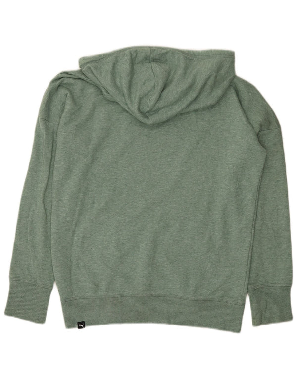 Pulover Puma pentru damă, UK 18 XL, bumbac cu pături verde