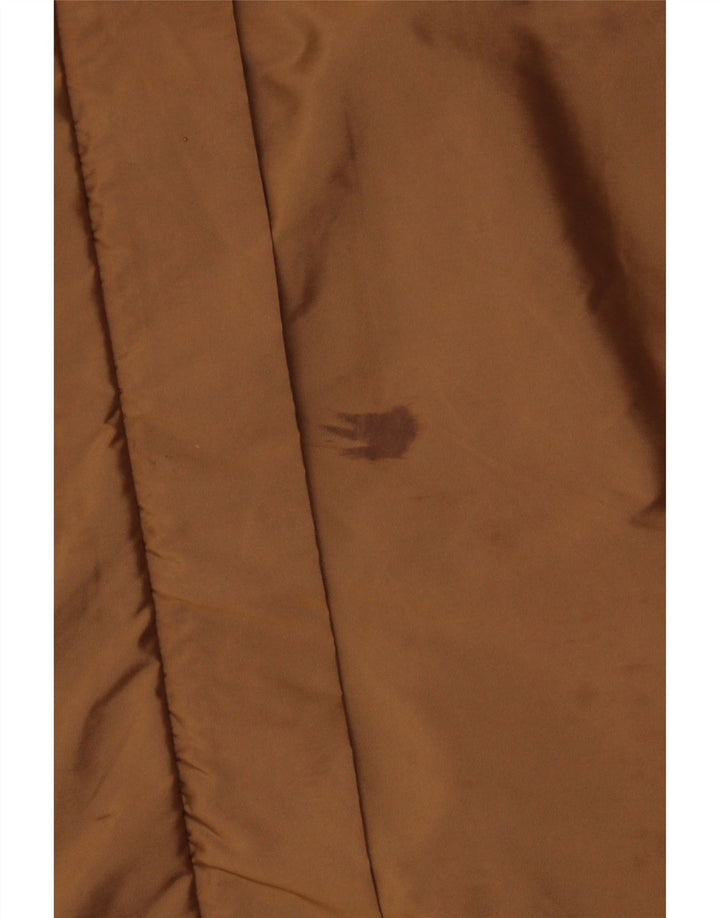 MAX MARA Jachetă de ploaie supradimensionată cu glugă de weekend pentru femei UK 8 Maro mic