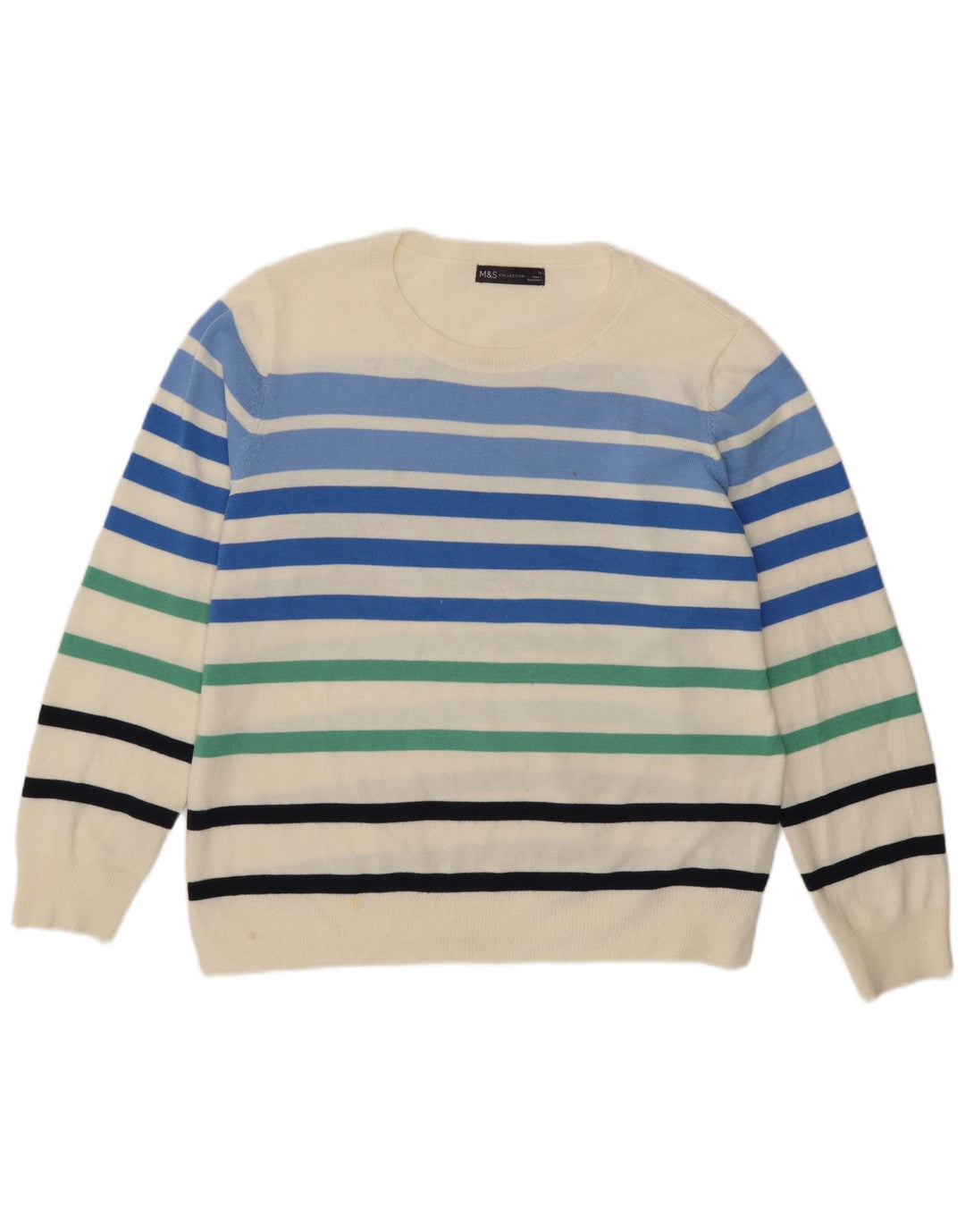 Pulover pentru femei Marks & Spencer cu decolteu triplu UK 16 mare, multicolor