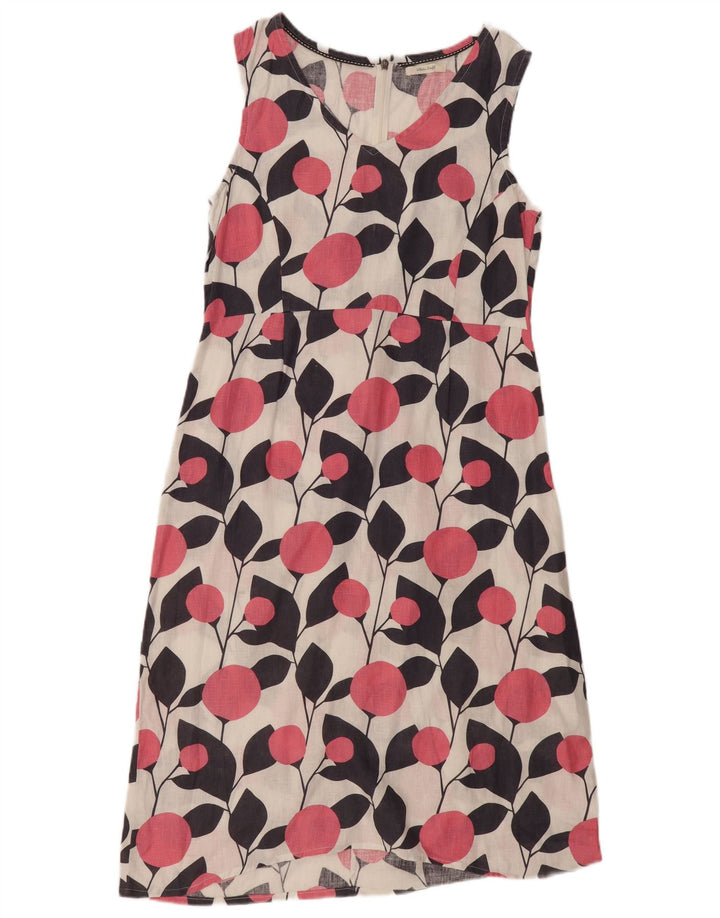 White Stuff Rochie fără mâneci pentru femei UK 12 Medium White Floral