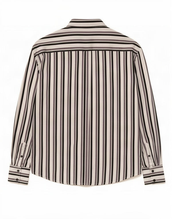 Benetton Womens Shirt UK 14 Medium Multicoloured Striped