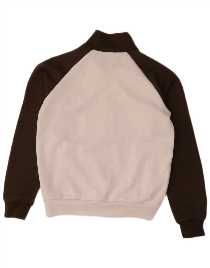 Jachetă de trening Kappa pentru femei UK 14 Medium White Colorblock Poliester