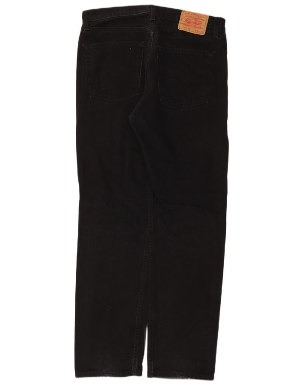 Blugi conici pentru bărbați Levi's 521 W34 L32 bumbac negru