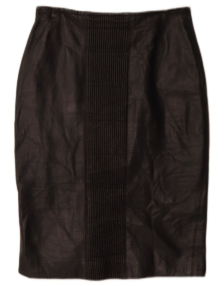 Fusta de piele pentru femei VINTAGE W26 Small Black