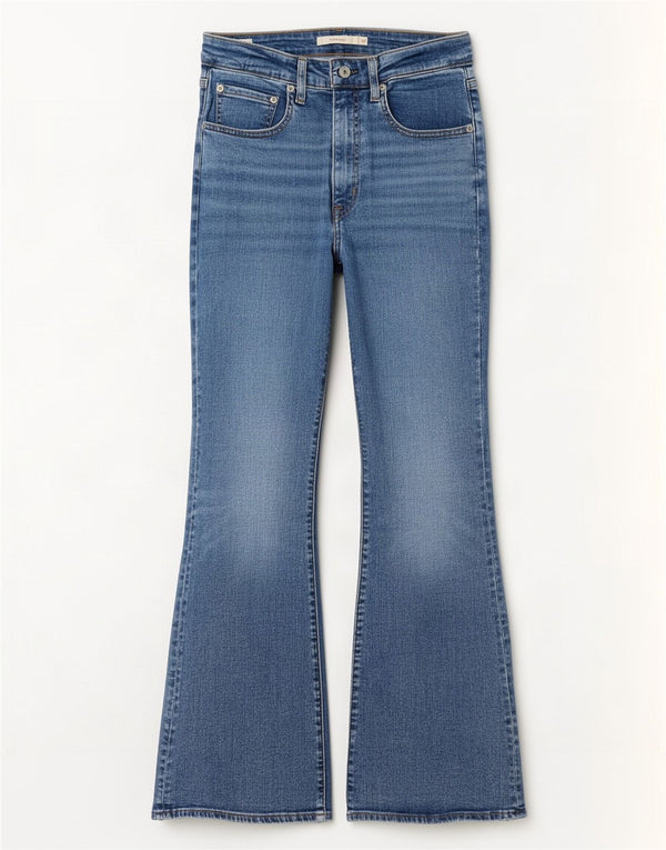 Blugi evazați Levi's 726 pentru femei W30 L30 bumbac albastru