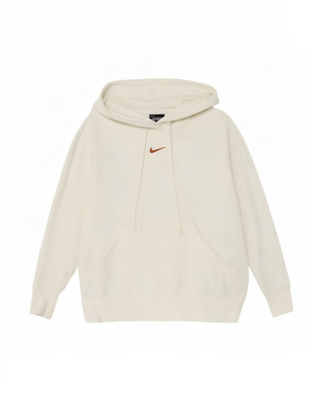 Pulover Nike pentru damă, UK 14, bumbac alb mediu
