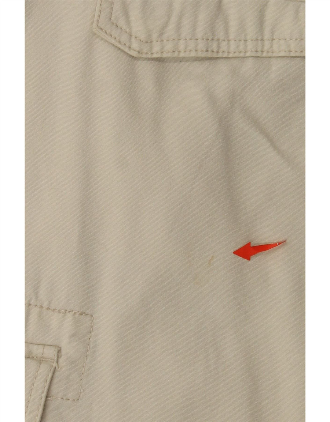 Pantaloni scurți cargo Fila pentru bărbați, mari W34, bumbac alb