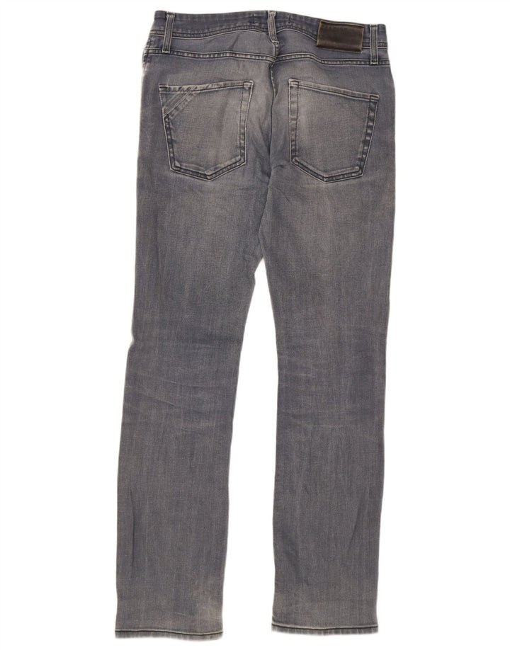 Blugi drepți Jack & Jones pentru bărbați, cu ajustare normală, W31 L31, bumbac gri