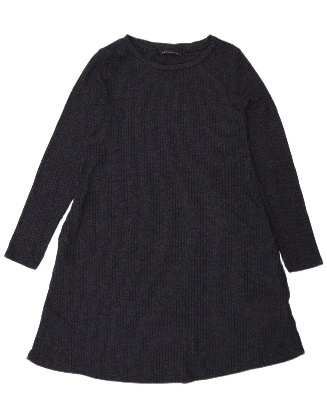 Rochie pulover pentru femei Marks & Spencer UK 10 Poliester gri mic
