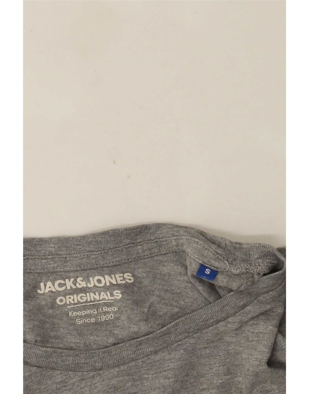 Tricou Jack & Jones pentru bărbați Top mic gri Colorblock