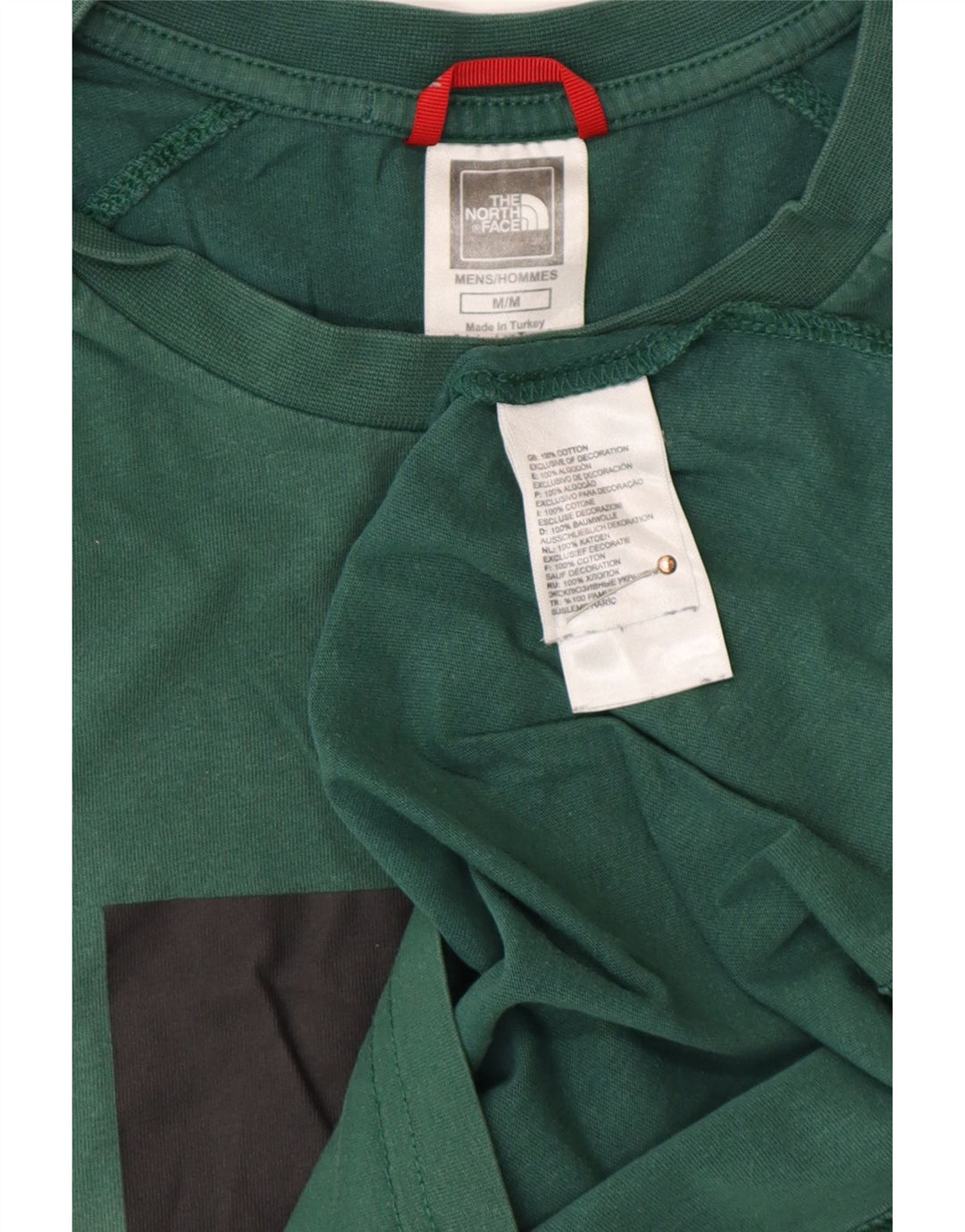 Tricou grafic pentru bărbați THE NORTH FACE Top din bumbac verde mediu