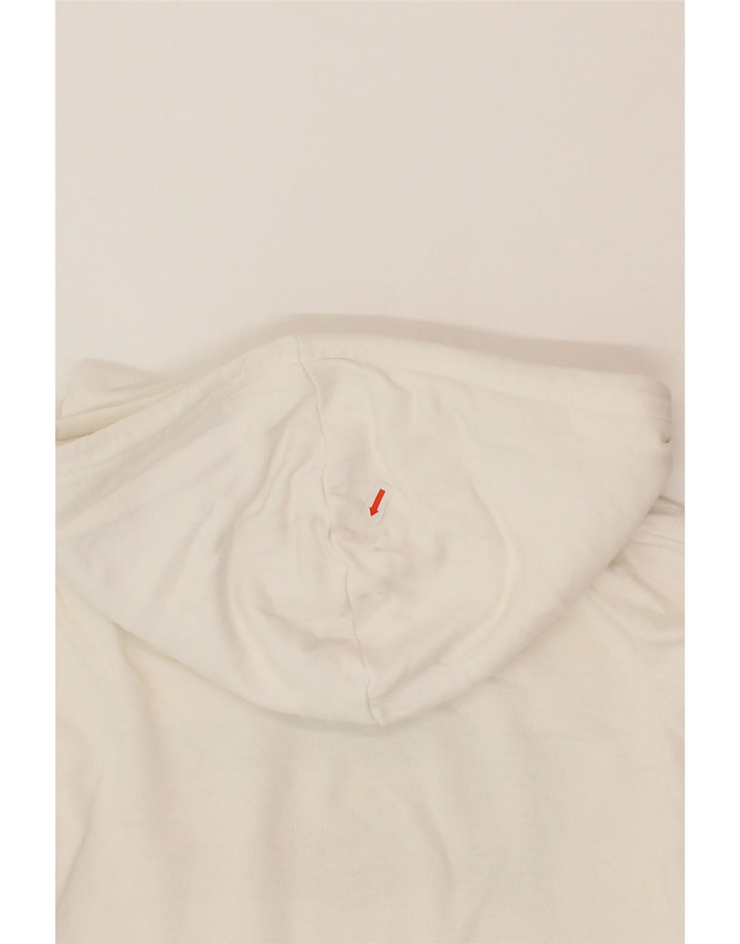 LEVI'S Mens Graphic Hoodie Jumper Small White Cotton Vintage Levi's and Second-Hand Levi's from Messina Hembry 