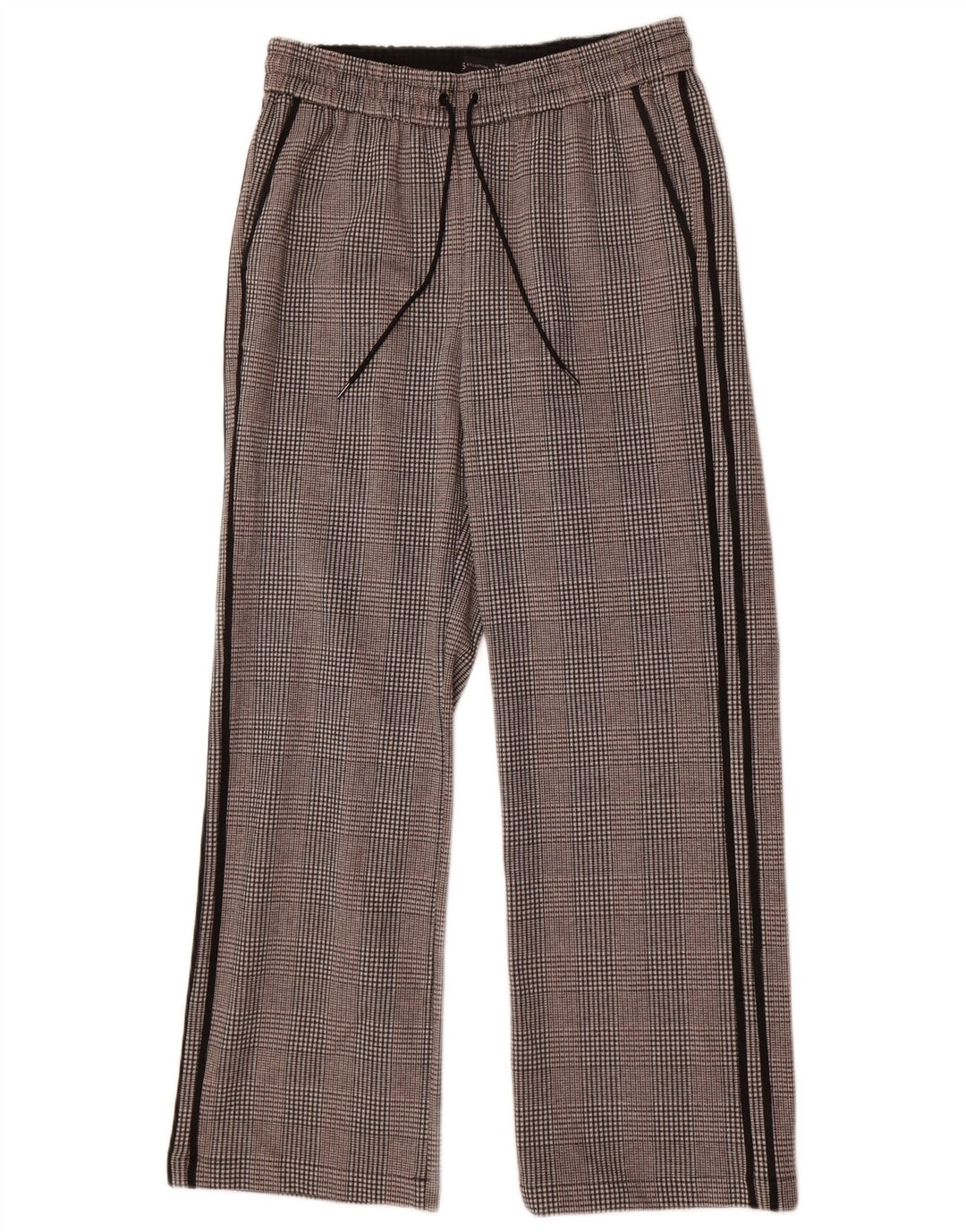Marks & Spencer Pantaloni casual cu grafic pentru femei UK 12 Medium W30 L29 Gri
