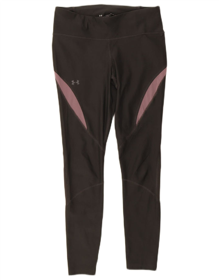 Leggings crop Under Armour pentru femei Dri Fit UK 14 Medium Gri Colorblock