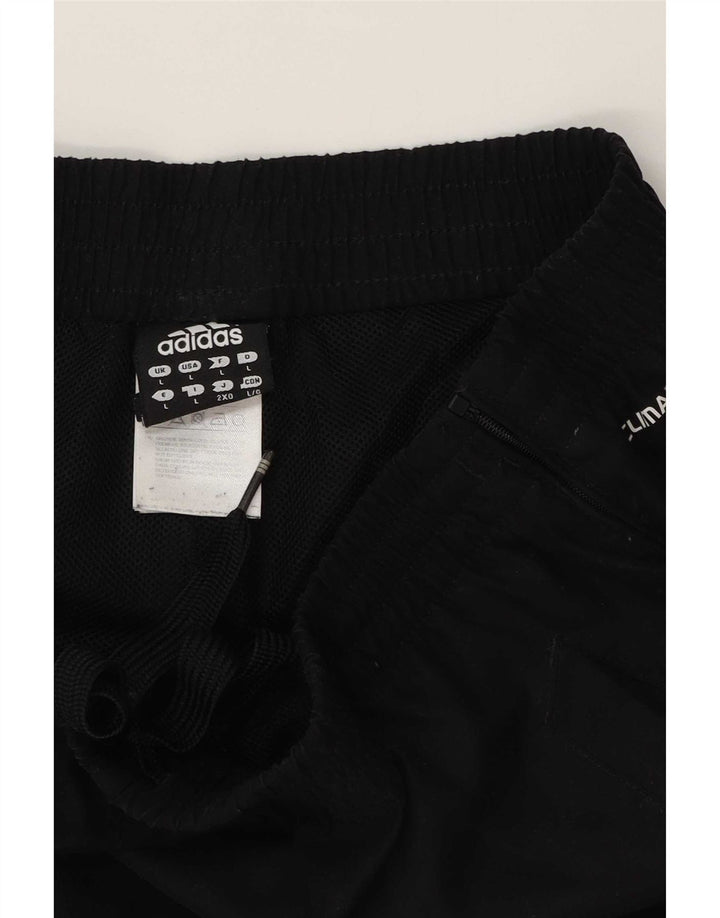 Pantaloni impermeabili pentru bărbați Adidas, mari, negru, poliester