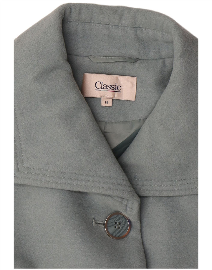 Jachetă pentru femei CLASSIC cu 4 nasturi, UK 18 XL, poliester albastru