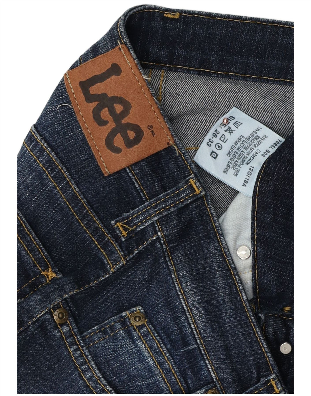 Blugi Lee Cameron Bootcut pentru femei W28 L33 bumbac bleumarin