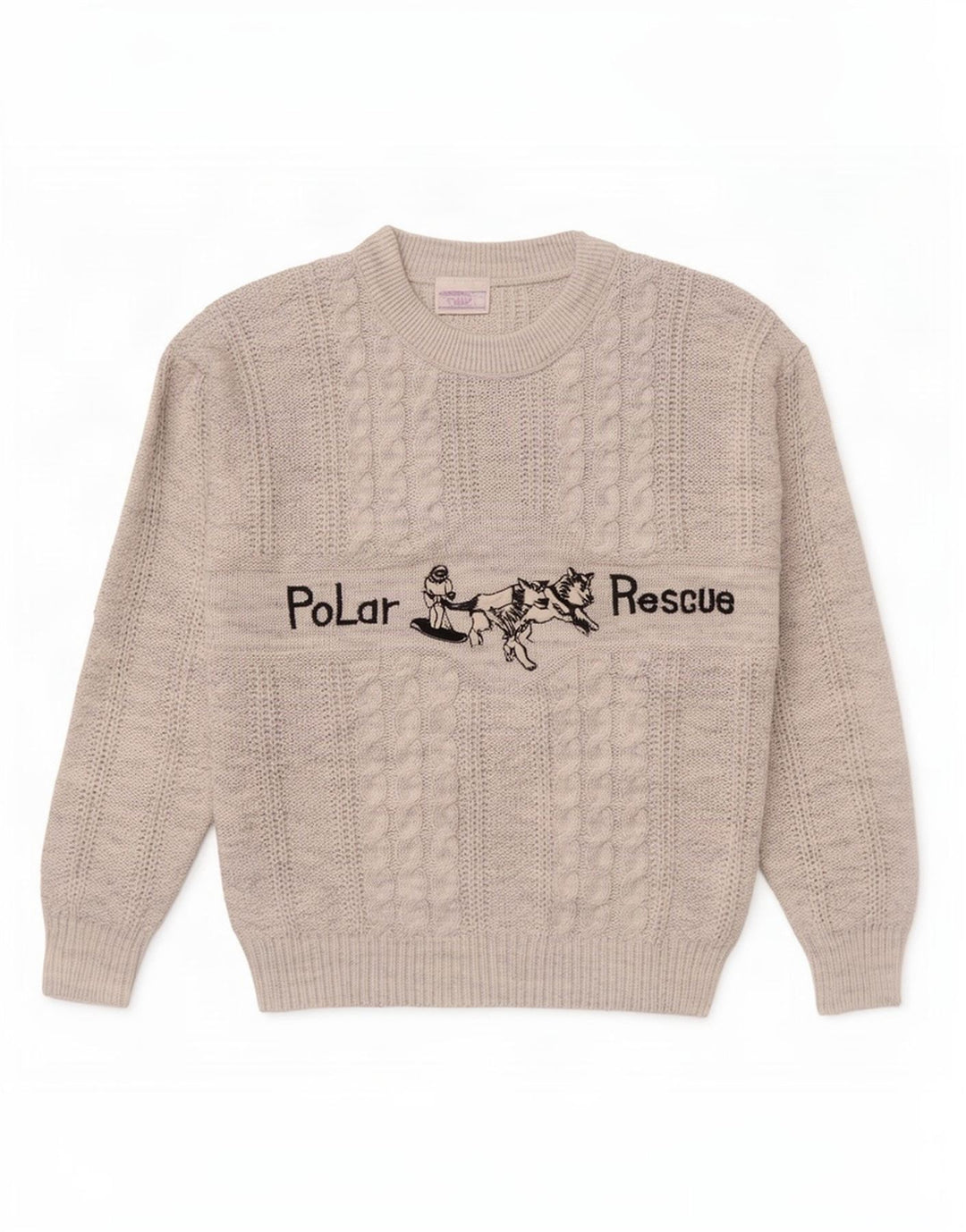 Pulover vintage pentru bărbați, cu grafică, cu decolteu, mediu, acrilic cu pete gri
