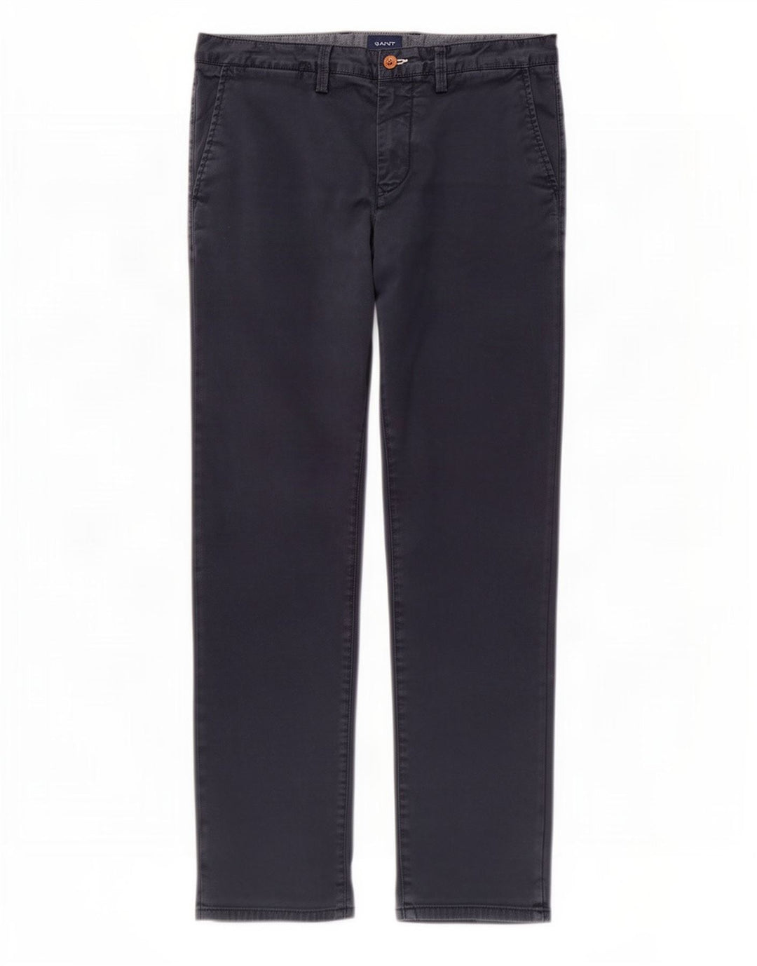 Pantaloni chino obișnuiți drepti pentru bărbați Gant L34 L30 bleumarin