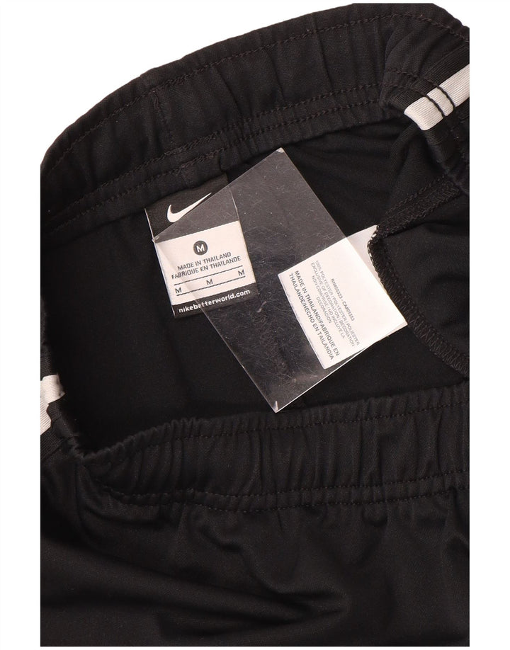 Pantaloni scurți sport Nike pentru bărbați, poliester mediu negru