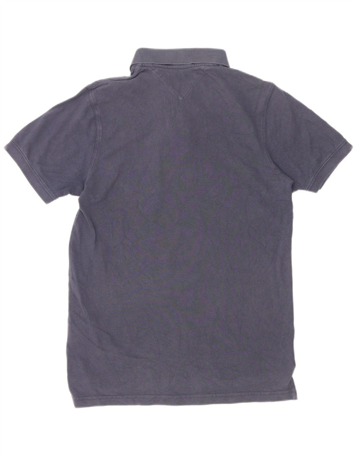 Tricou polo Tommy Hilfiger pentru bărbați, bumbac, albastru bleumarin mediu