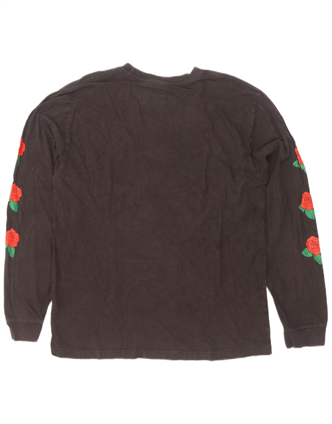 Adidas pentru bărbați grafic Top cu mânecă lungă, mare, negru, bumbac