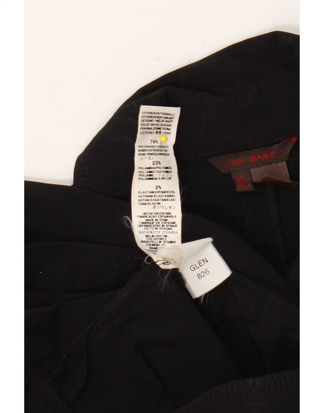 Bomber pentru femei Zara UK 14 mare, negru, viscoză