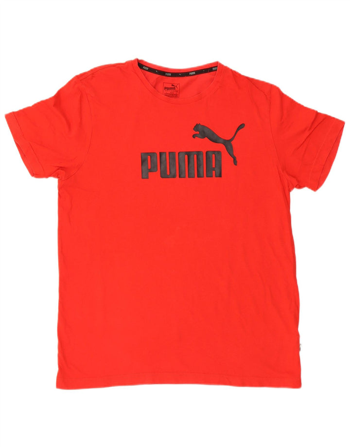 Tricou grafic Puma pentru bărbați Top mare bumbac roșu
