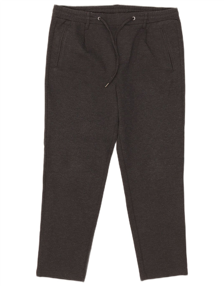 Pantaloni tăiați pentru bărbați Jack & Jones W31 L24 poliester gri