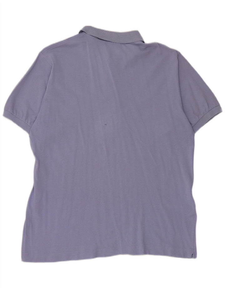 Tricou polo pentru bărbați Lacoste Mărimea 6 XL Bumbac albastru