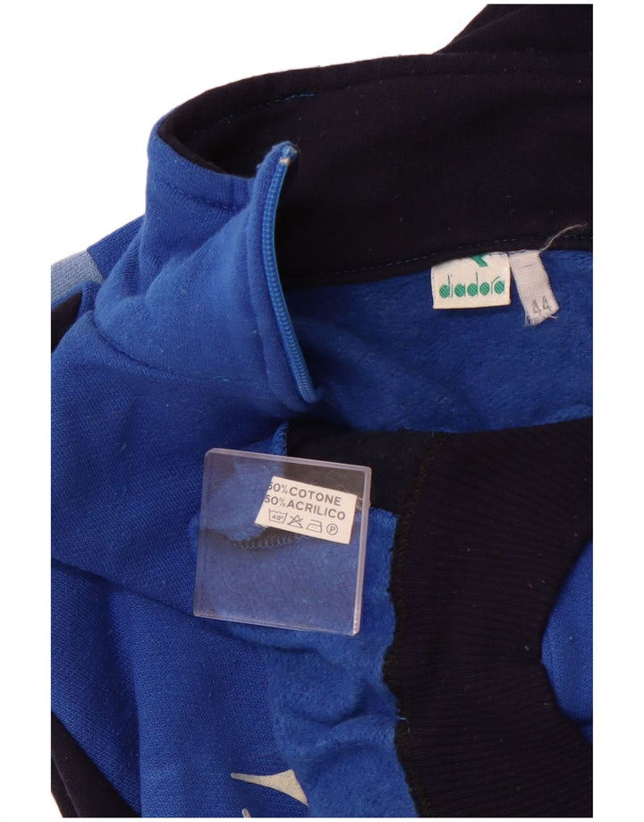 Jachetă de trening Italia DIADORA pentru femei IT 44, mare, albastru, color block