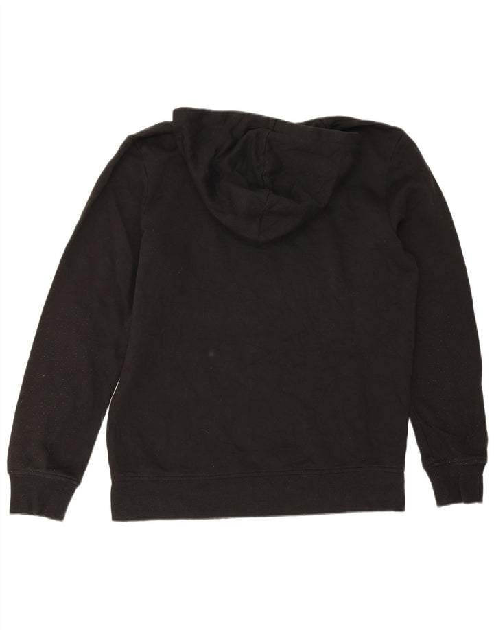 Jack & Jones Pulover cu glugă cu grafică pentru bărbați, mare, negru