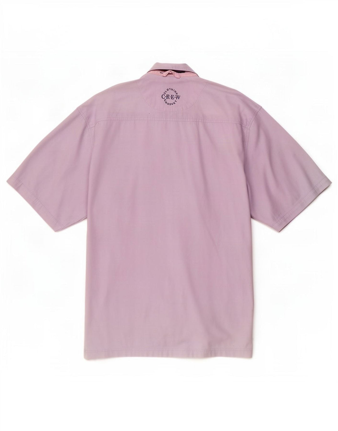Crew Clothing Cămașă cu mânecă scurtă pentru bărbați, bumbac XL violet